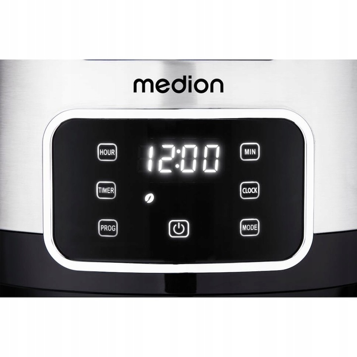 DOBRY EKSPRES DO KAWY PRZELEWOWY 1,25L Z TERMOSEM 900W WYŚWIETLACZ