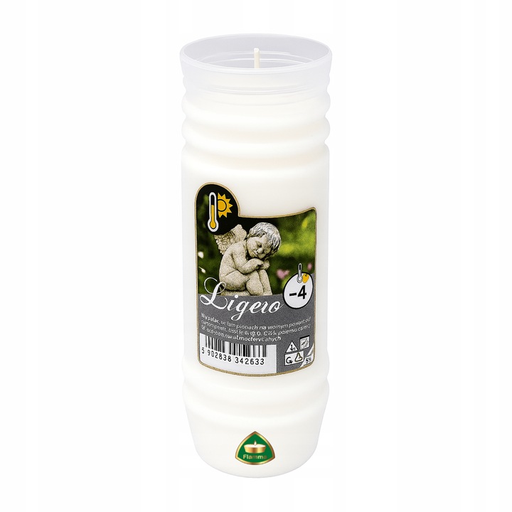 Wkłady do Zniczy Rewelacyjne na Upały Parafinowe 4 dni x20 Czyste Wypalanie