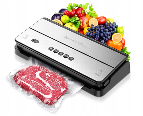 Zgrzewarka próżniowa pakowarka do żywności 5 w 1 Na sucho i na mokro DOM