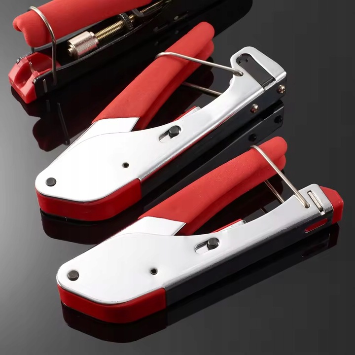 Zestaw Szczypce do Zaciskania Kabli Koncentrycznych RG59 RG6 Wtyki Ściągacz