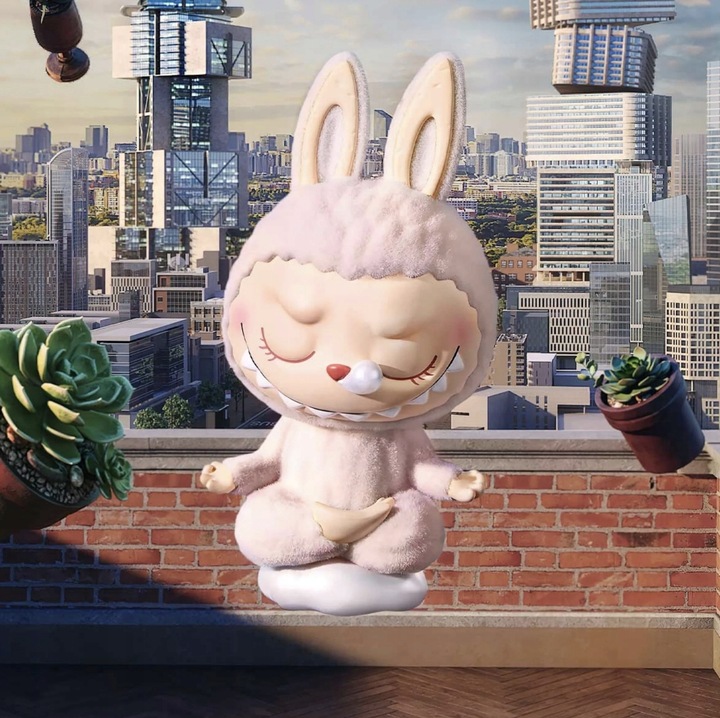 ORYGINALNE Laleczki Pop Mart Labubu The Monsters LAZY YOGA