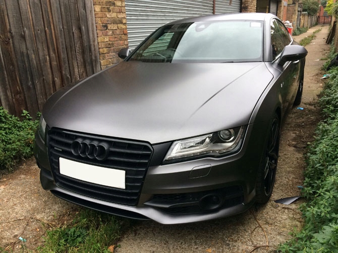 OKLEINA FOLIA CHROM MAT CIEMNA SZARA PERŁA 150cm MASKA DACH KOKPIT PROGI