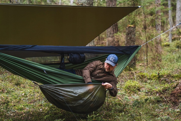Mini hamak na sprzęt Lesovik Huba mayfly green