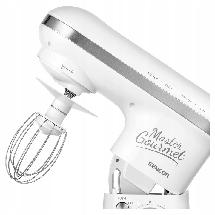 Robot kuchenny planetarny mikser Sencor 3620WH 600W 4l nierdzewna misa