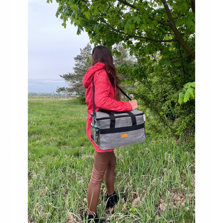 Torba Termiczna Plażowa Turystyczna na Jedzenie Izolacyjna Piknikowa 20l