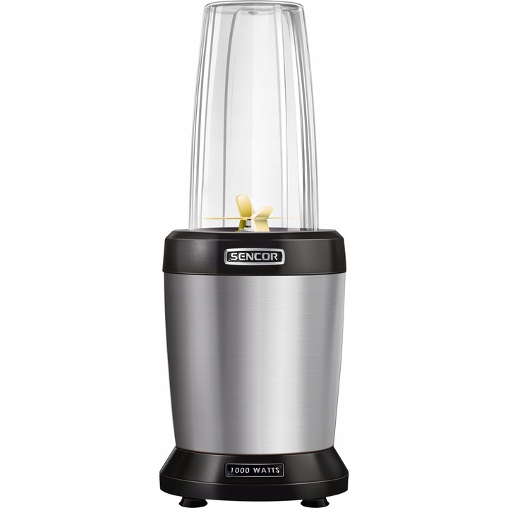 Nutri blender kielichowy 1000W 2 BUTELKI 800ml/1L srebrny Sencor SNB4302SS