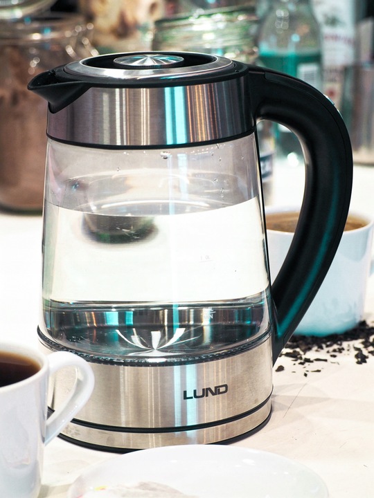 CZAJNIK ELEKTRYCZNY SZKLANY 1,7L Z REGULACJĄ TEMPERATURY BEZPRZEWODOWY LUND