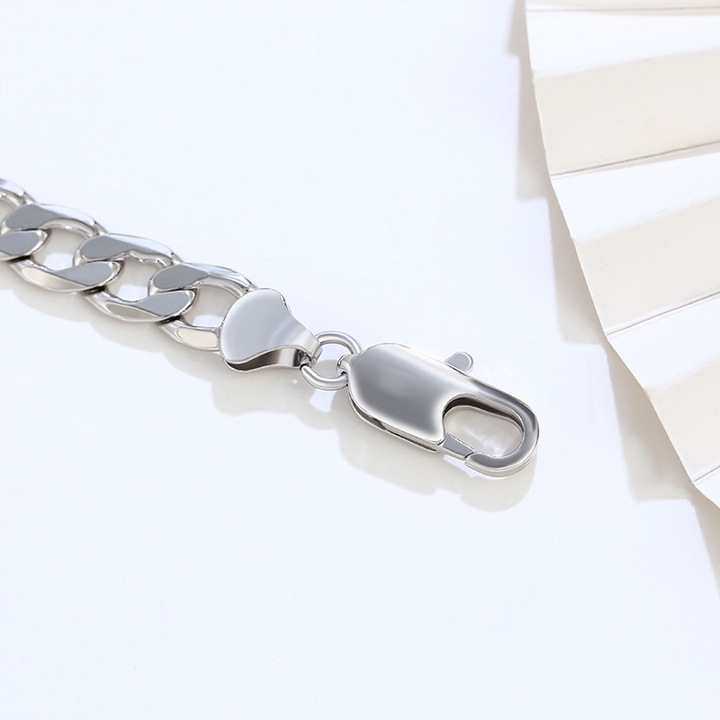 Srebrna BRANSOLETA Męska SREBRO pr. 925 Bransoletka 7mm/20cm Pancerka