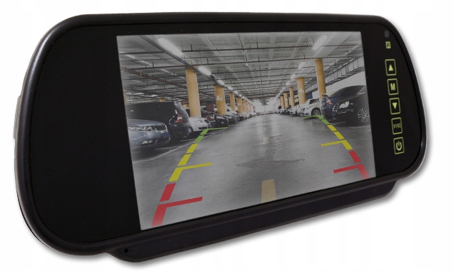 MONITOR TFT LCD 7' w lusterku do kamery cofania