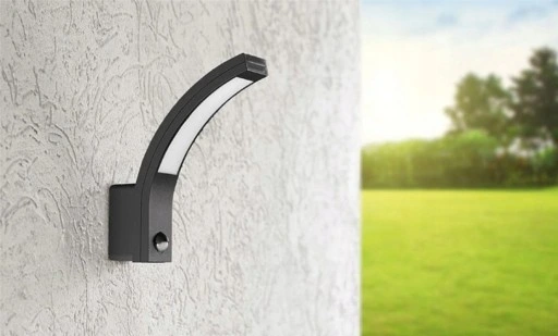 LAMPA ŚCIENNA ZEWNĘTRZNA LED Z CZUJNIKIEM RUCHU ZMIERZCHU ELEWACYJNA 10W