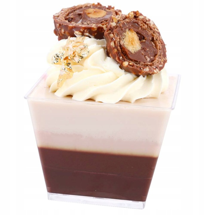 PUCHARKI DO DESERÓW Galaretka Na Mini Deserki Piramida Pojemnik 50szt 120ml