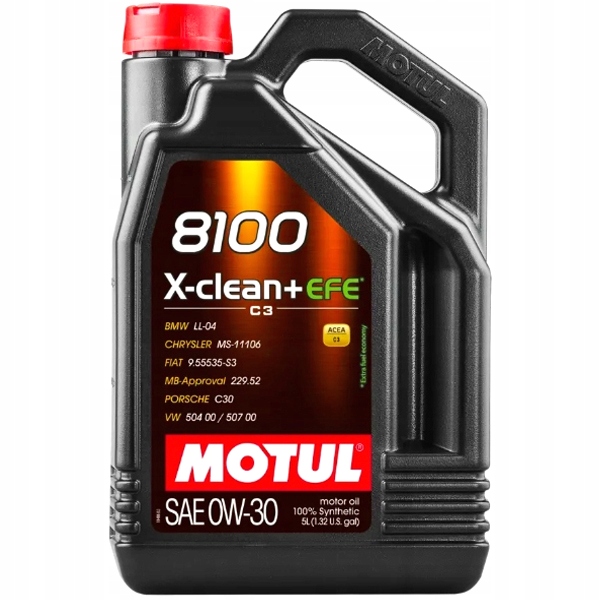 Motul 8100 X-Clean+ EFE 0W30 0W-30 5L