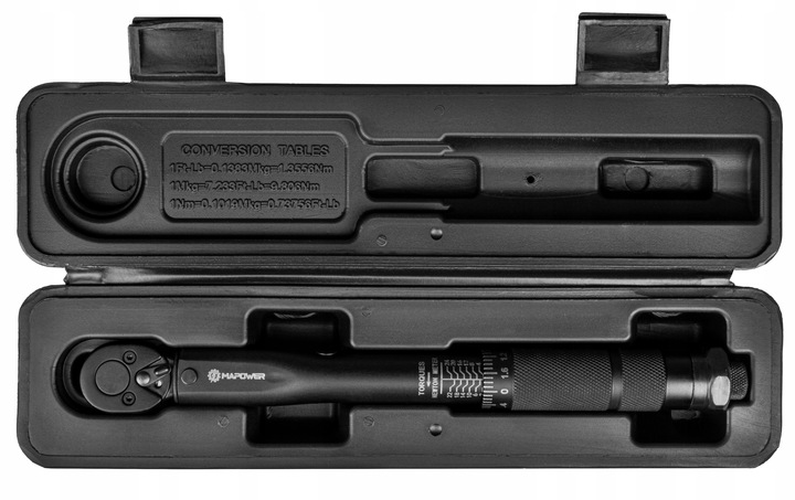 KLUCZ DYNAMOMETRYCZNY DO ROWERU 1/4' 2-24Nm CERTYFIKAT KALIBRACJI Z BLOKADĄ