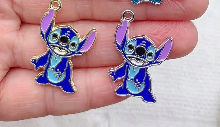 ZESTAW KORALIKÓW DO ROBIENIA BIŻUTERII BRANSOLETEK 72 EL LILO STITCH