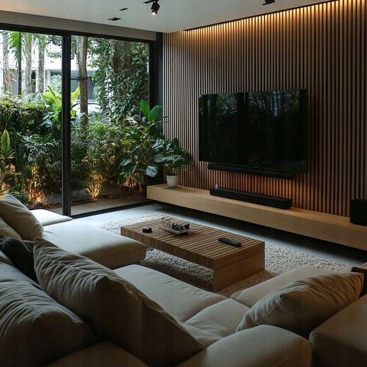 Lamele ścienne na Płycie Dąb Wotan Panel Panele POLSKIE PREMIUM - 275x46 cm