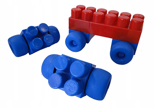 DUŻE Polskie KLOCKI konstrukcyjne dla dzieci od 2 lat HEMAR K3 ok.100 el