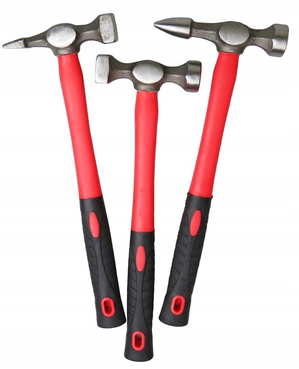 MŁOTEK BLACHARSKI ZESTAW MŁOTKÓW blacharskich FIBERGLASS 7el kowadła
