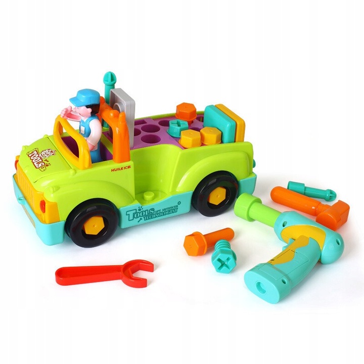 AUTO DO ROZKRĘCANIA WIERTARKA SAMOCHÓD MECHANIKA WARSZTAT JEŻDZI