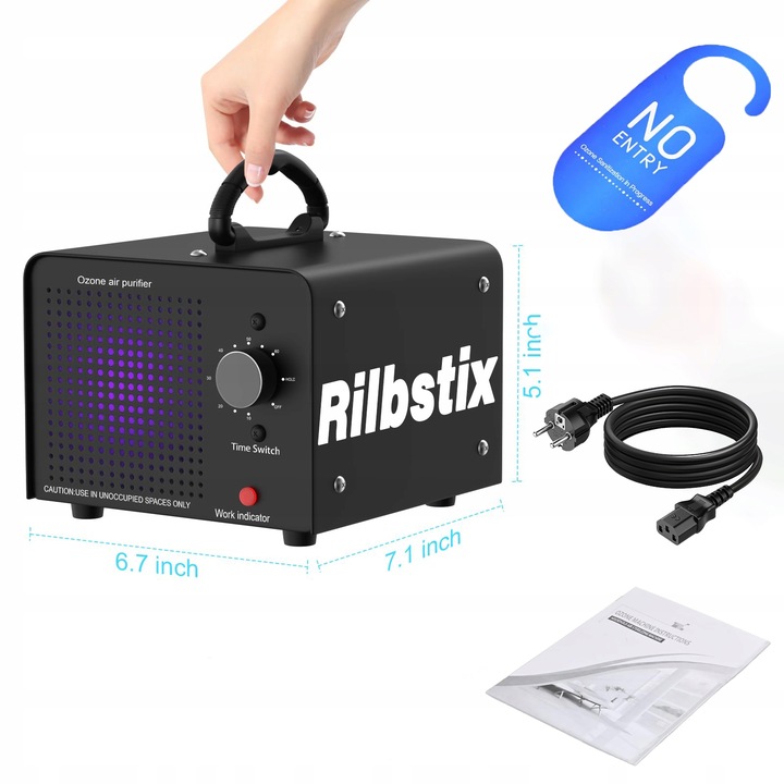 OZONATOR GENERATOR OZONU OCZYSZCZACZ DO POWIETRZA 60 000 mg/h +TIMER