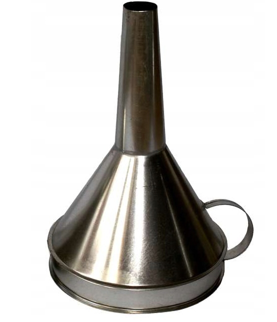 Lejek metalowy paliwa z sitkiem prosty DUŻY fi 24