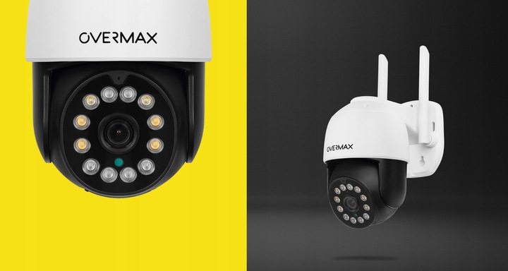 KAMERA ZEWNĘTRZNA OBROTOWA 25s LAN 12 DIOD LED IP66 WIFI Full HD 4x ZOOM