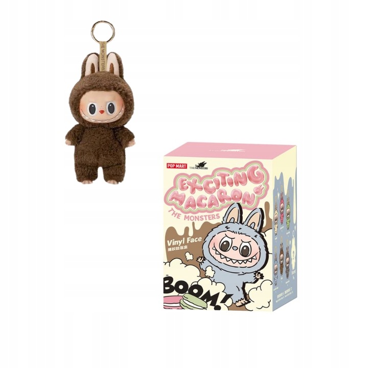 ORYGINALNE Pop Mart Labubu - The Monsters Tasty Macarons Vinyl Face Brelok