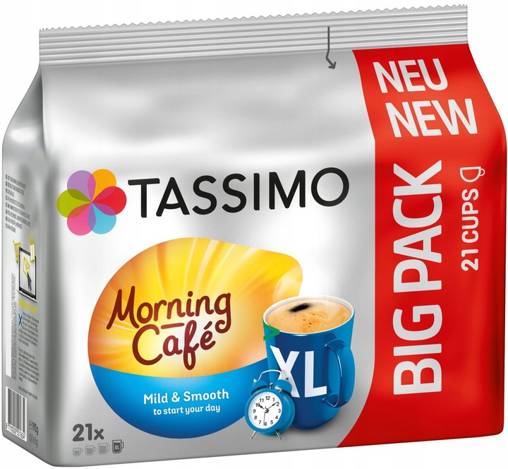 Kapsułki TASSIMO Jacobs Morning Cafe MILD XL 2 x 21