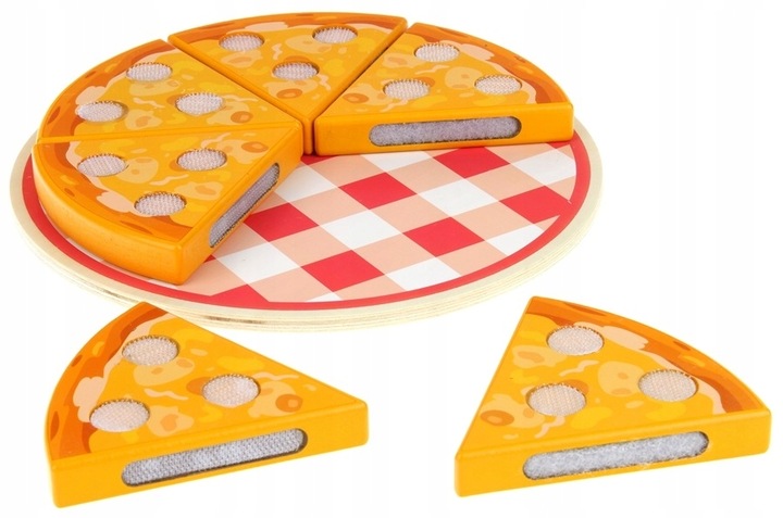 PIZZA DREWNIANA DO KROJENIA NA RZEP AKCESORIA