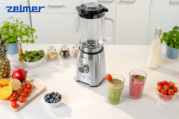BLENDER KIELICHOWY ZELMER DO KOKTAJLI KRUSZY LÓD MIKSUJE SZKLANY 1200W