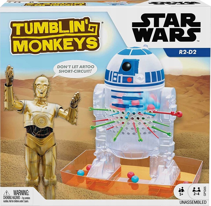 MATTEL GRA SPADAJĄCE MAŁPKI STAR WARS R2-D2 GPG65