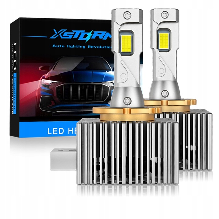 ŻARNIKI ŻARÓWKI XENON LED XSTORM R25 D3S D3R P&P CANBUS 25000LM 70W