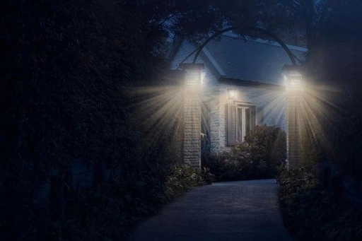 10x Lampka Solarna Elewacyjna LED z Czujnikiem