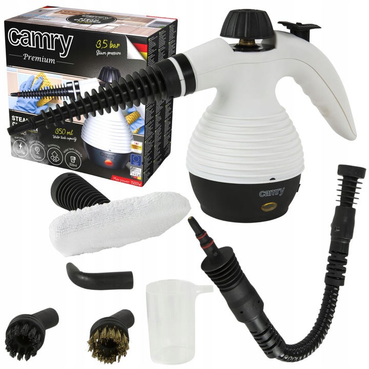 MYJKA PAROWA CZYŚCIK STEAMER PAROWNICA 1500W 350ml