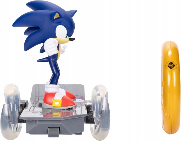 JAKKS ZESTAW SONIC THE HEDGEHOG FIGURKA NA ZDALNIE STEROWANYM POJEŹDZIE
