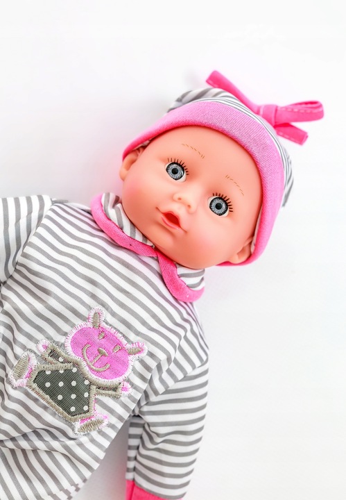 Lalka Bobas Miękka Niemowlę Mówi Śpiewa Interaktywna Niemowlak Mówiąca