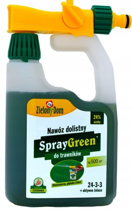 Nawóz SprayGreen do trawników 950ml Zielony Dom