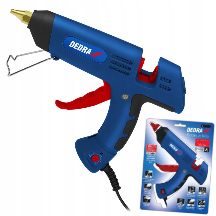 PISTOLET DO KLEJU NA GORĄCO 150W REGULACJA DED7557