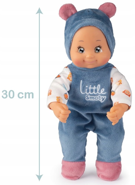 Smoby Little Wózek Pchacz Zestaw z Lalką Gondola