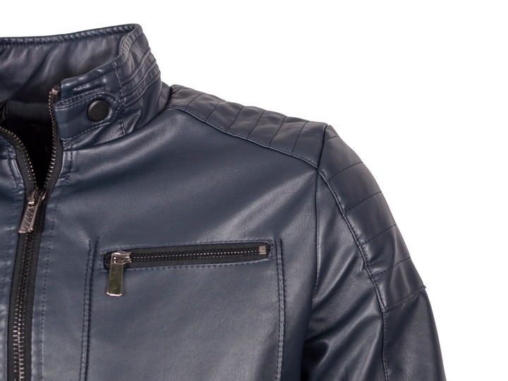 MĘSKA KURTKA SKÓRZANA GRANAT r.XXL REFREE A1406C-1