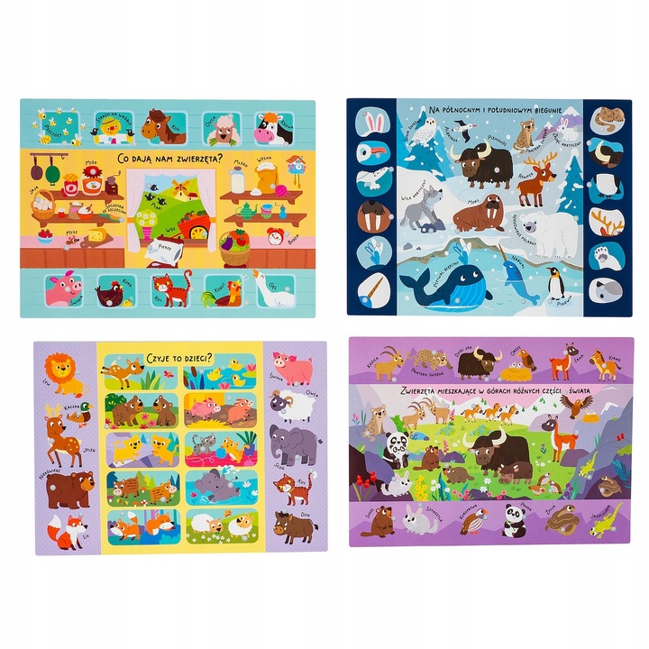 Smily Quiz elektroniczny WSZYSTKO O ZWIERZĘTACH SP98277 dla dzieci 3+