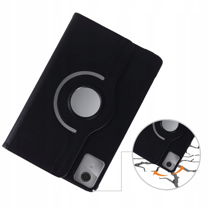 ETUI OBROTOWE DO LENOVO TAB M11 10.95" 2024 TB330FU TB330XU TB331FC CZARNE