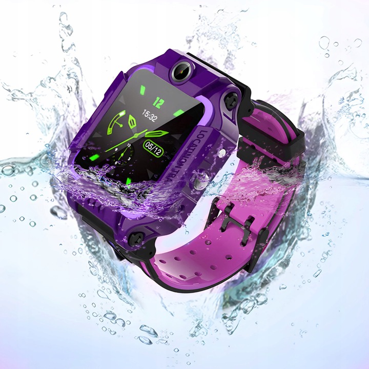 SMARTWATCH DLA DZIECI ZEGAREK GPS LOKALIZATOR SOS KARTA SIM LATARKA KAMERA