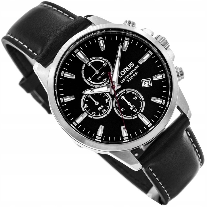 MĘSKI ZEGAREK LORUS RM387HX9 CHRONOGRAF DATA 100M