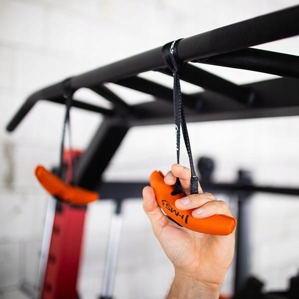 Dynamiczne Uchwyty do podciągania NA DRĄŻKU do wyciągu z taśmami 194kg MAX