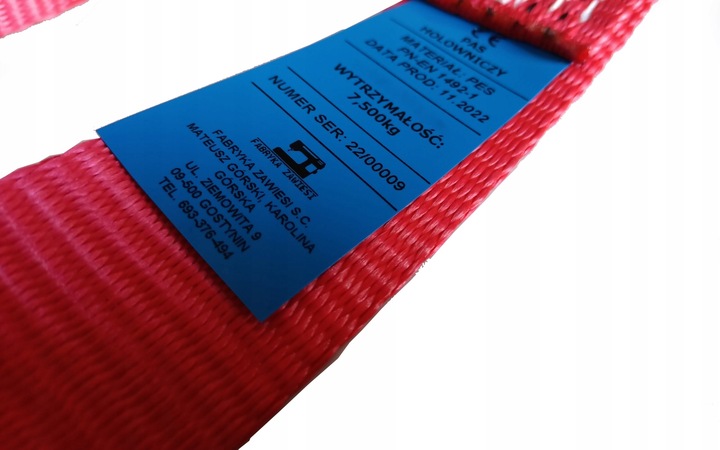 LINKA LINA HOLOWNICZA 4M 7,5T ATEST POLSKA FIRMA