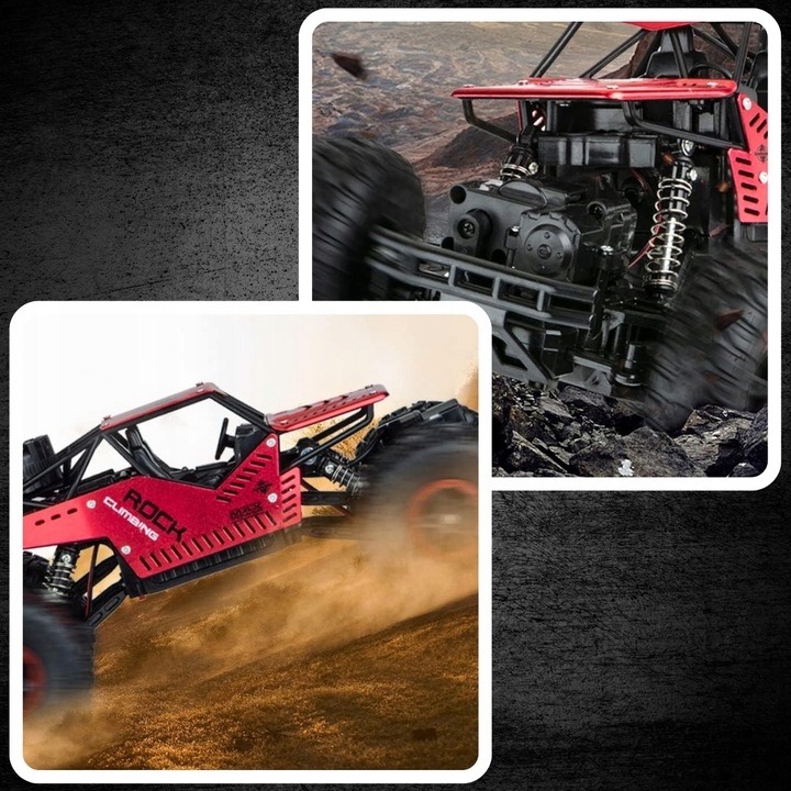 Samochód Zdalnie Sterowany Terenowy Duży 4x4 Auto Na Pilota Na Akumulator