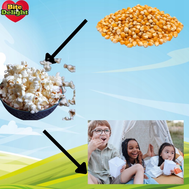 Kukurydza popcorn ziarno do prażenia bez soli 99,8% OTWARTYCH ZIAREN 25kg