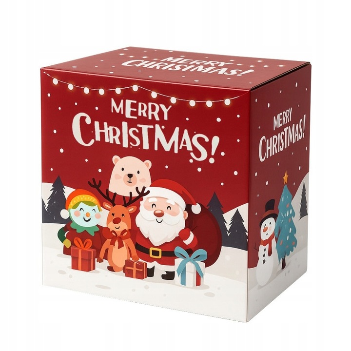 ŚWIECĄCY DMUCHANY BAŁWAN DEKORACJA ŚWIĄTECZNA LED OZDOBA DO OGRODU 240CM