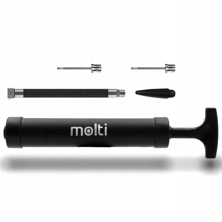 POMPKA RĘCZNA DO POMPOWANIA PIŁEK + WĘŻYK ELASTYCZNY IGŁY UNIWERSALNA MOCNA