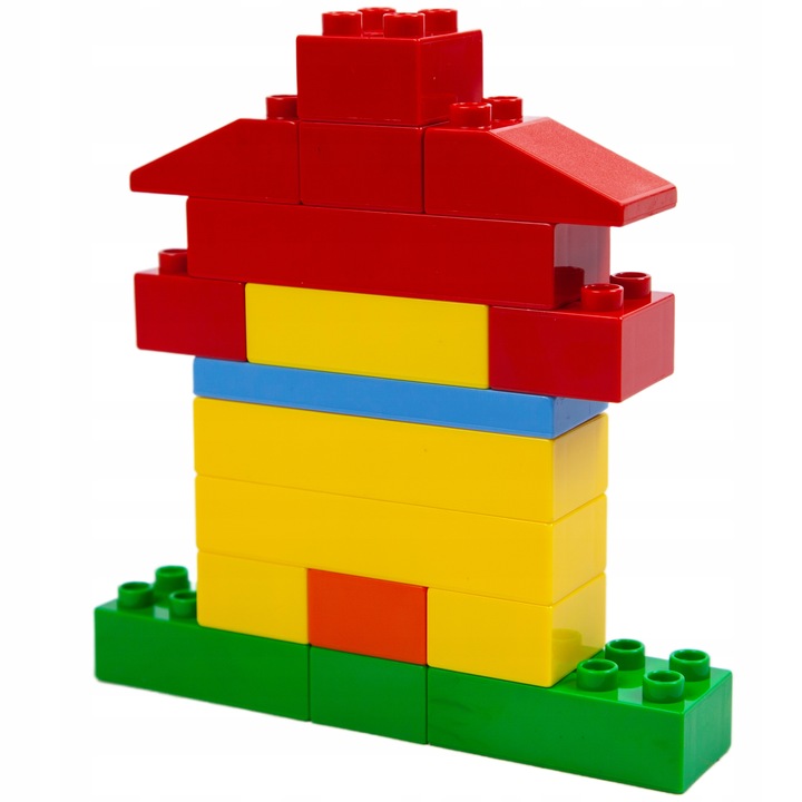 KLOCKI KONSTRUKCYJNE UNICO POJEMNIK Z PŁYTKĄ 120 ELEMENTÓW KOMPATYBILNE